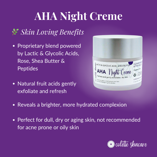 AHA Night Creme (Alpha Hydroxy Acids)
